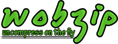 Wobzip - Uncompress on the fly