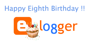 Happy Eighth Birthday, Blogger.com