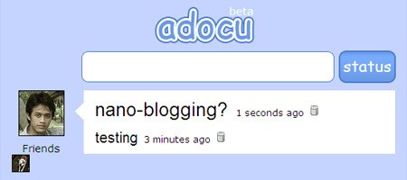 adocu - blogging gone nano adocu - blogging gone nano