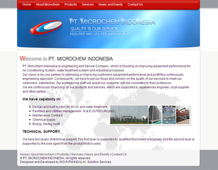 PT. MICROCHEM, Indonesia :: Facilities and Utilities Management PT. MICROCHEM, Indonesia :: Facilities and Utilities Management