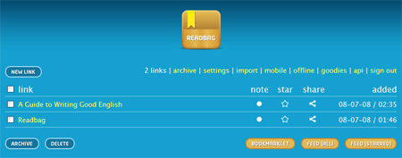 readbag links readbag links