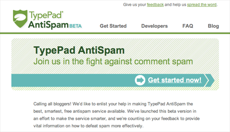 Typepad Antispam Typepad Antispam