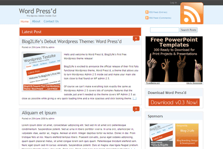 word press d word press d