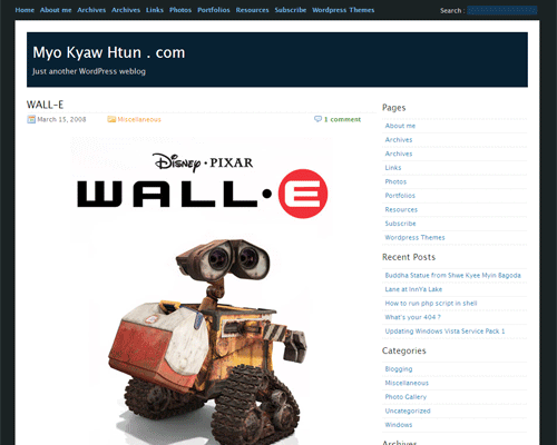 Think me Wordpress Theme Think me Wordpress Theme