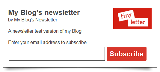 tinynewsletter Tiny Newsletter